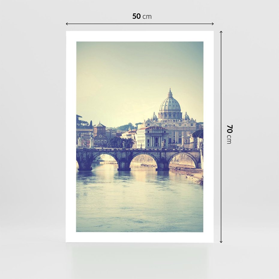 Plakat bez ramy 50x70 - Urok włoskiego miasta - Włochy, miasto