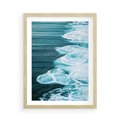 Plakat w ramie 50x70 - Morska potęga - morze, ocean - rama drewno