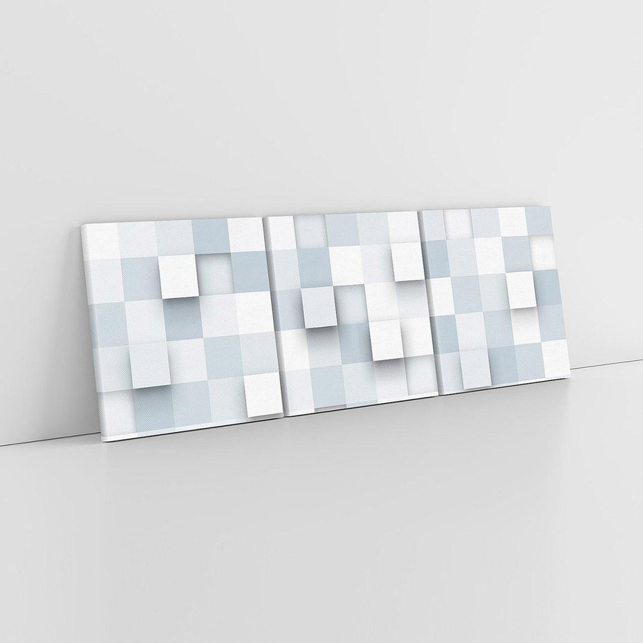 Obraz na płótnie 90x30 - Trójwymiarowe formy geometryczne - geometria, 3D