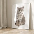 Plakat bez ramy 30x40 - Kocie uroki na płótnie - kot, kotek