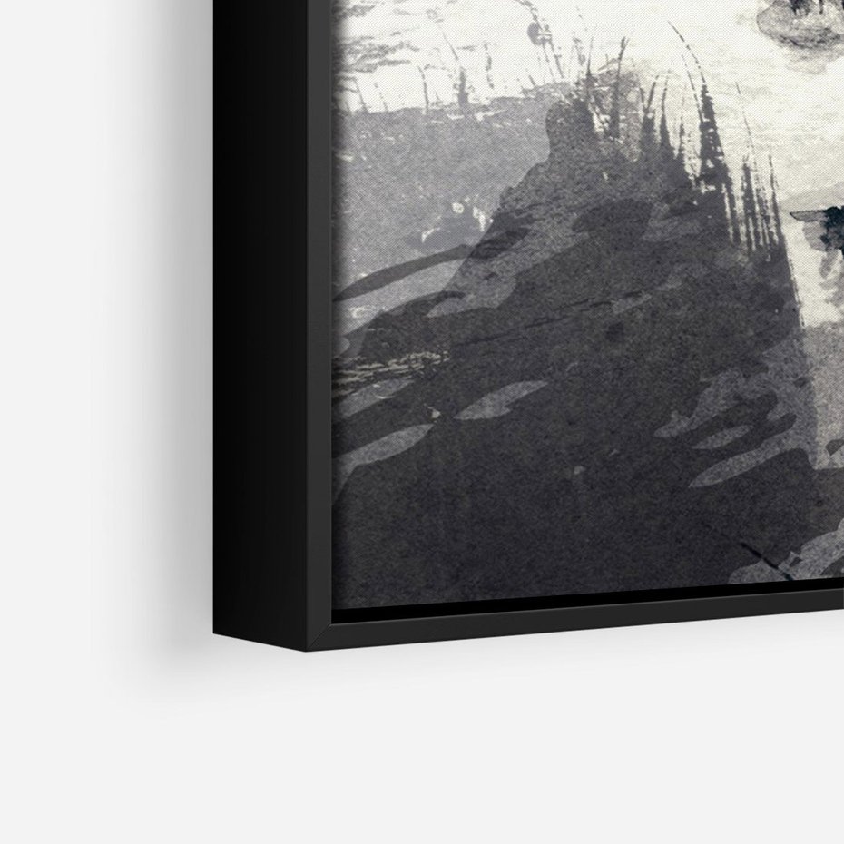 Obraz w ramie 70x100 - Abstrakcyjna wizja kobiety - abstrakcja, kobieta - rama czarna