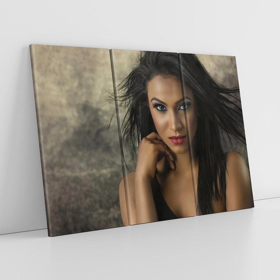 Obraz na płótnie 120x80 - Urok Kobiety - Portret Modelki - kobieta, dziewczyna