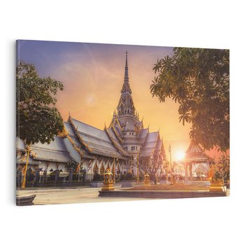 Obraz na płótnie 100x70 - Klasztor: Spokój Wschodnich Przestrzeni - klasztor, Azja