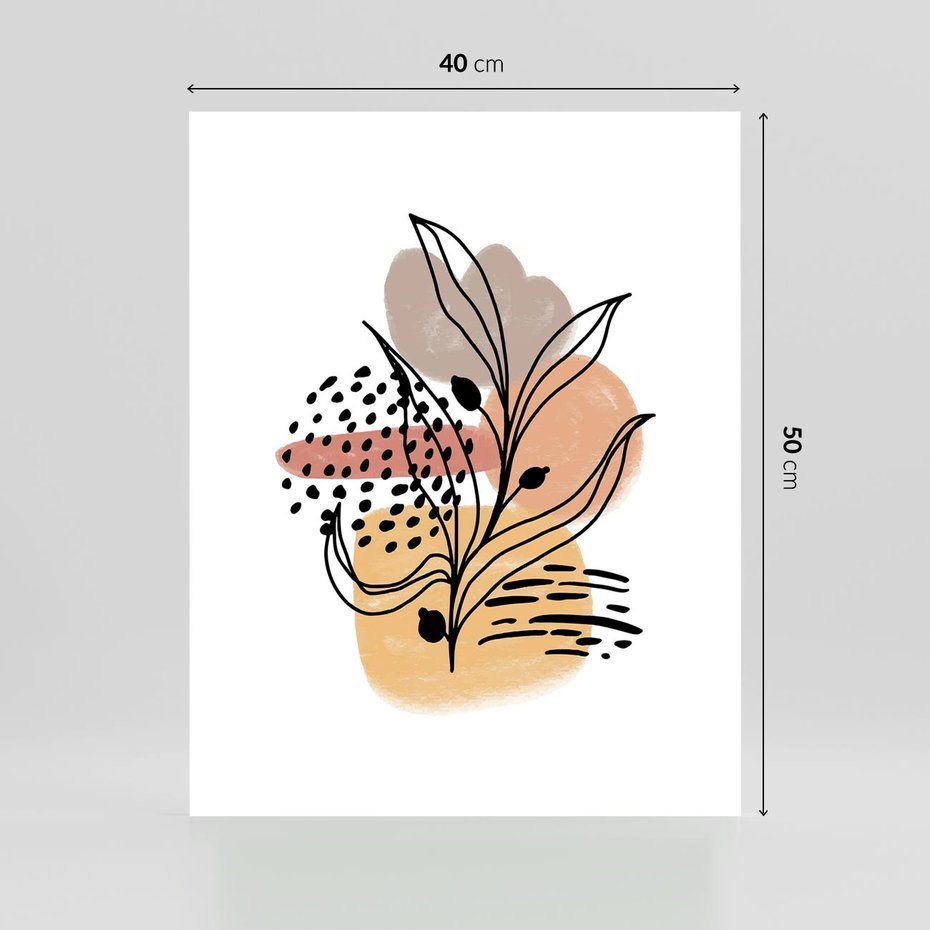 Plakat bez ramy 40x50 - Rozkwitająca Innowacja - abstrakcja, sztuka nowoczesna