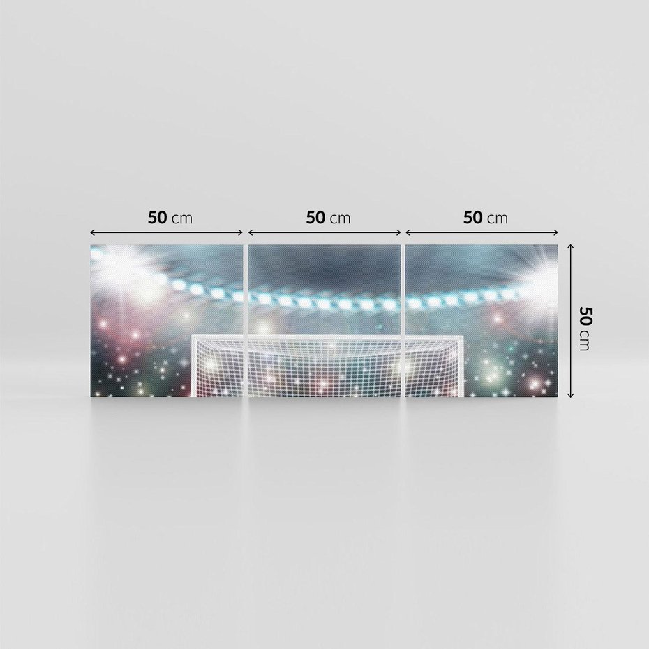 Obraz na płótnie 150x50 - Strzał do bramki - piłka, nożna