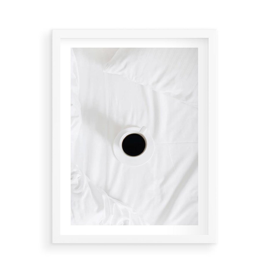 Plakat w ramie 50x70 - Prostota Rytuału - fotografia, minimalizm - rama biała