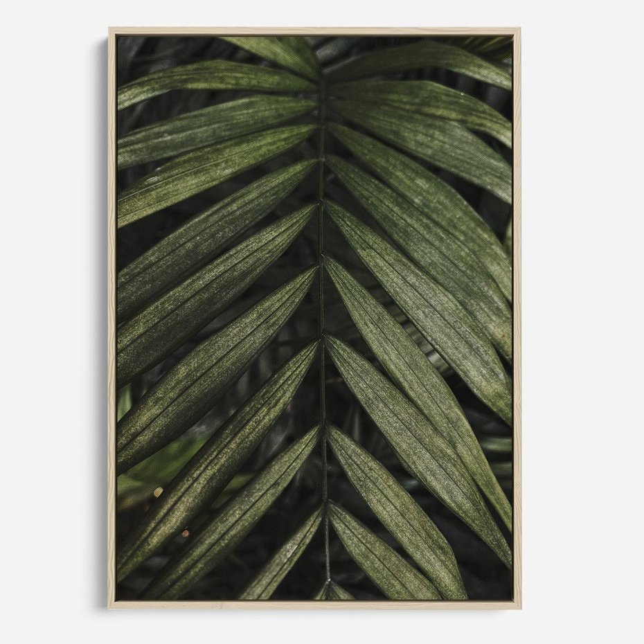 Obraz w ramie 80x120 - W Liściach Ukryte - zdjęcie, fotografia - rama drewno