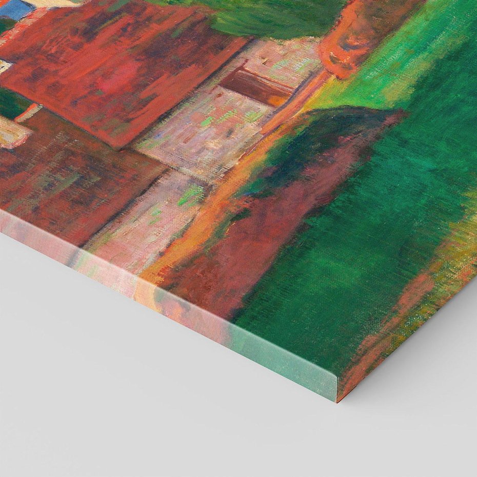 Obraz na płótnie 70x100 - Farma w Bretanii - Reprodukcja - reprodukcja, obraz na płótnie