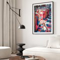 Plakat bez ramy 30x40 - Stylowa Elegancja - retro, pinup