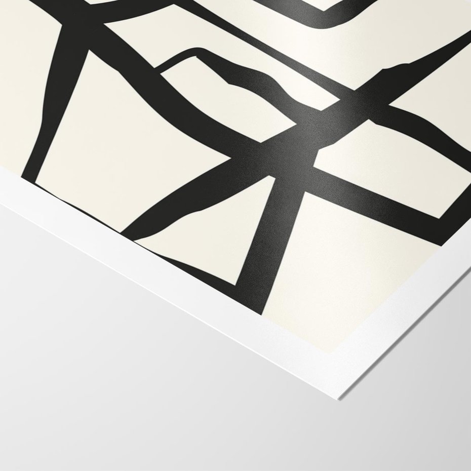 Plakat bez ramy 21x30 - Impresje Wymiaru - linie, abstrakcja