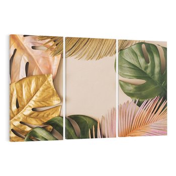Obraz na płótnie 120x80 - Monstera Liście Kwiat - monstera, liście