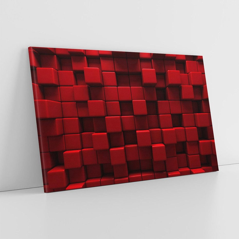 Obraz na płótnie 120x80 - Geometryczne 3D: wizja przestrzeni - geometryczne, 3D