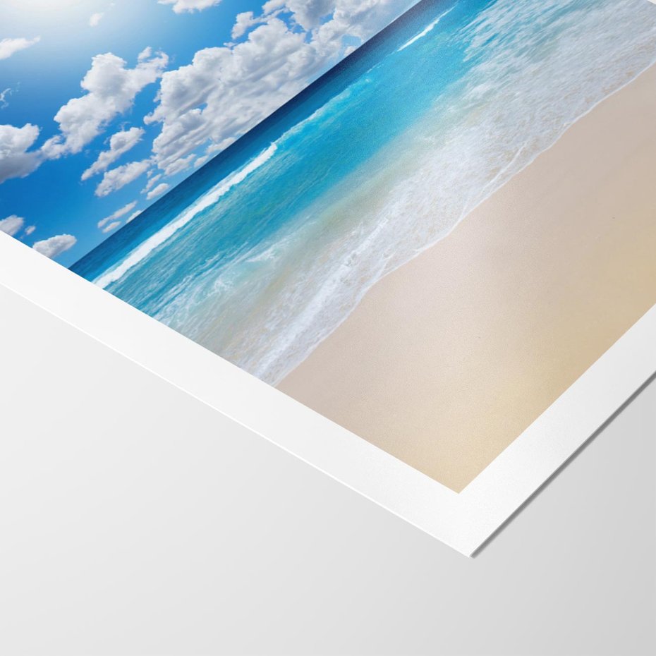 Plakat bez ramy 40x50 - Wakacyjna plaża - plaża, wakacje