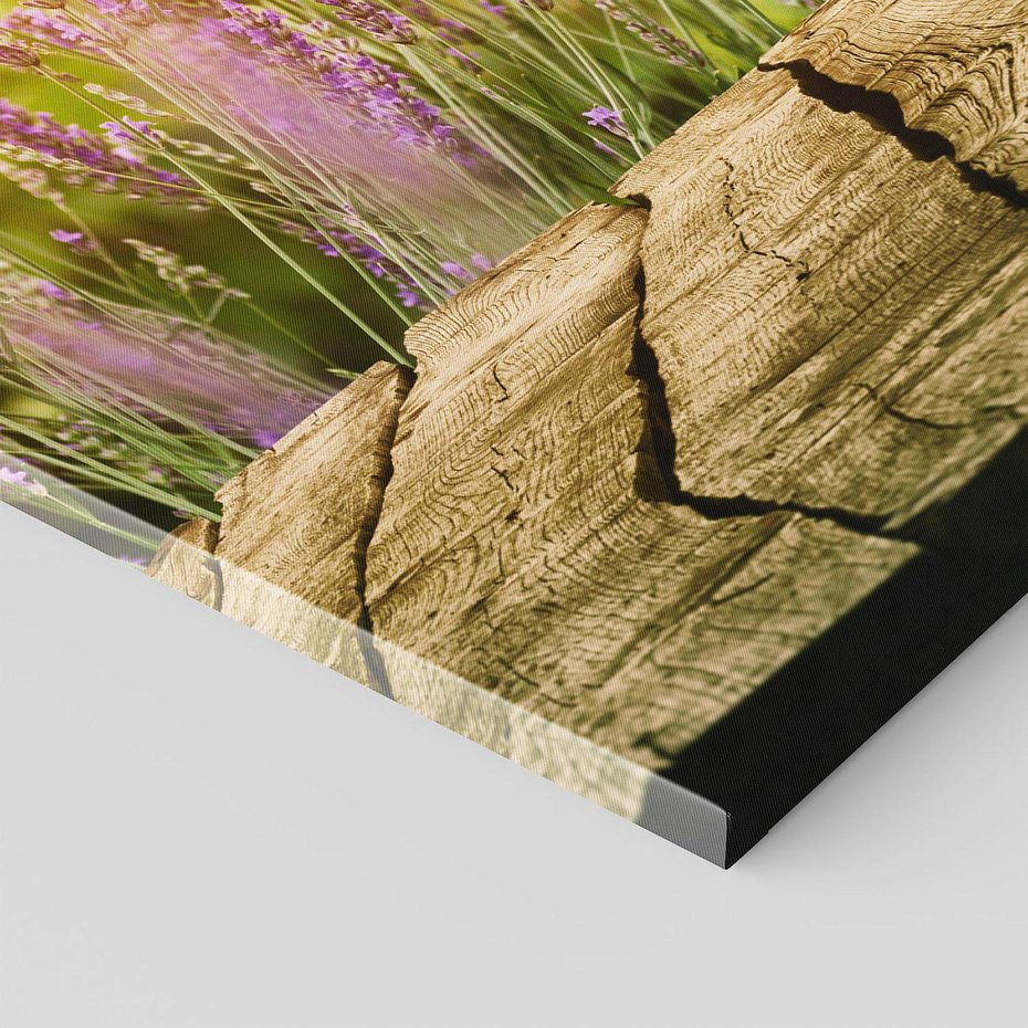 Obraz na płótnie 80x120 - Delikatność i Urok - lawenda, kwiat