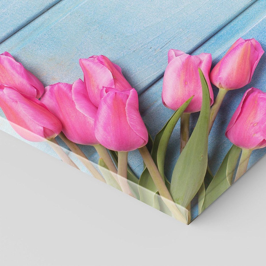 Obraz na płótnie 40x40 - Piękno w pełnym rozkwicie - kwiaty, tulipany