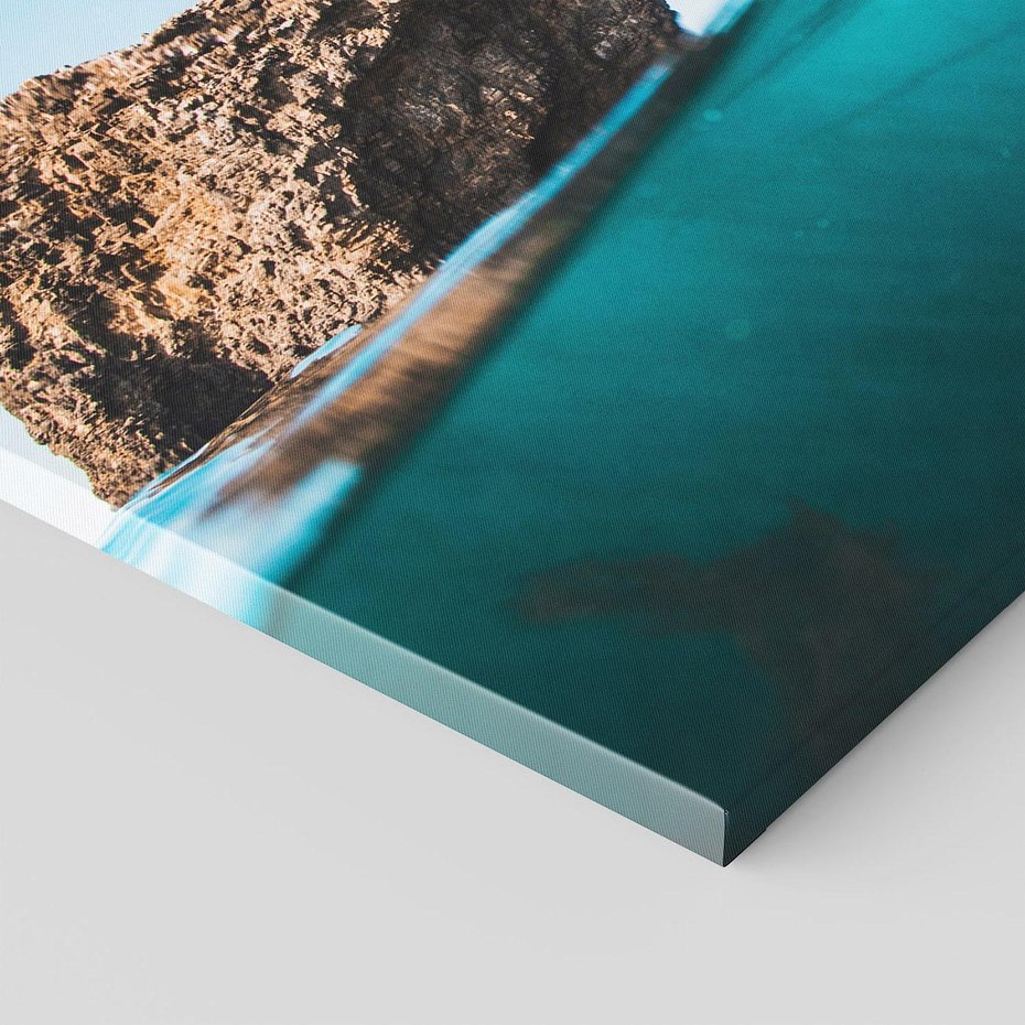 Obraz na płótnie 70x50 - Tajemnicza Podwodna Kraina - fotografia, podwodna jaskinia