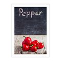 Plakat bez ramy 50x70 - Eksploracja smaków - papryka, kuchnia