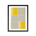 Plakat w ramie 30x40 - Geometria w Ruchu - geometria, proste linie - rama czarna