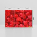 Obraz na płótnie 120x80 - "Maliny - Owocowy Raj - maliny, owoce