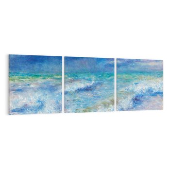 Obraz na płótnie 150x50 - "Seascape" (1897), Pierre-Auguste Renoir - Reprodukcja - reprodukcja, obraz na płótnie