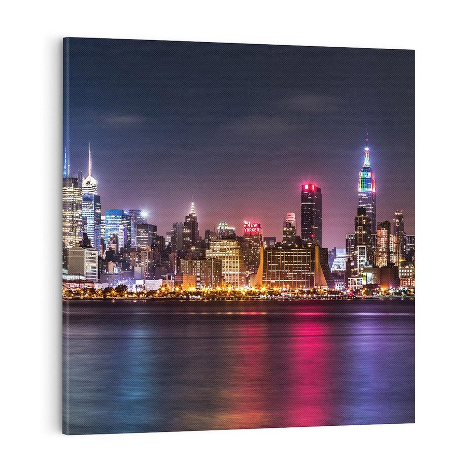 Obraz na płótnie 70x70 - Ameryka w oczach Nowego Jorku - Ameryka, USA