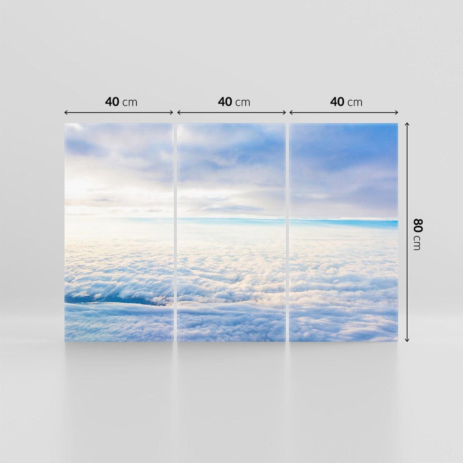 Obraz na płótnie 120x80 - nieskończoność nad głową - niebo, chmury