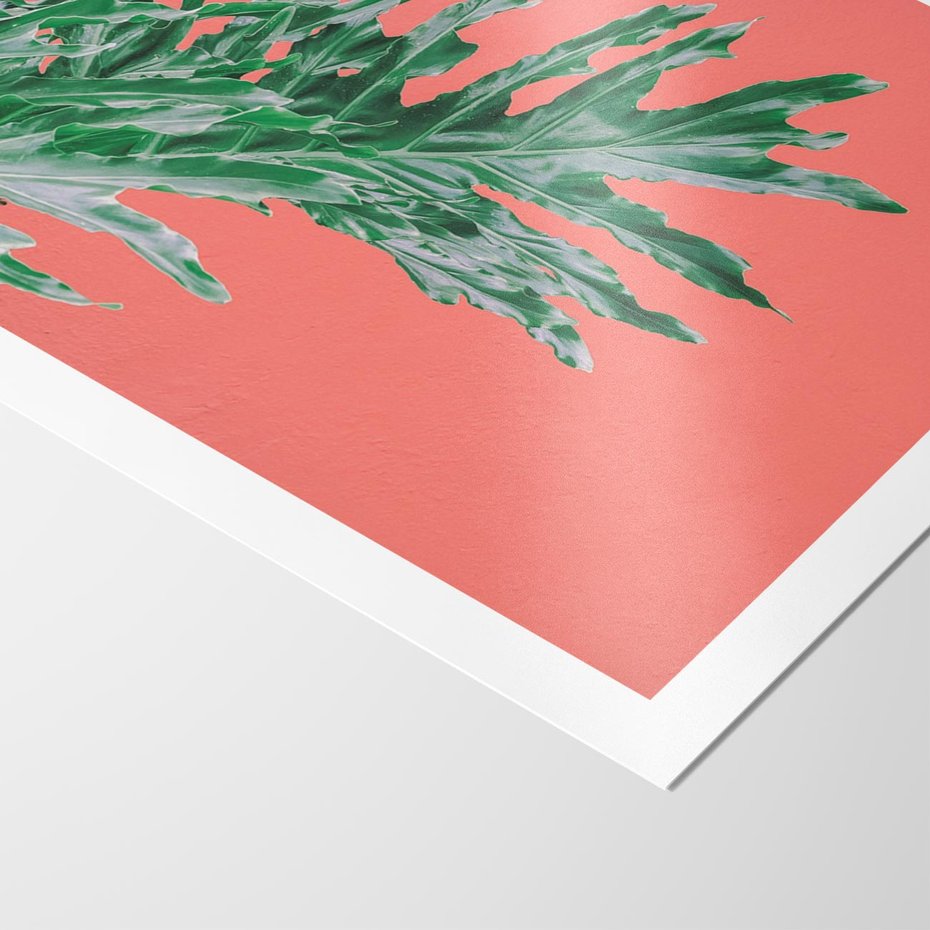 Plakat bez ramy 21x30 - Energetyczna Eksplozja Natury - liście, kolor