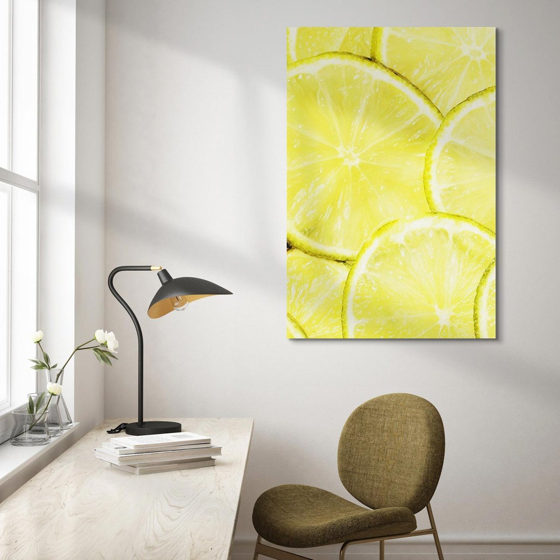 Obraz na płótnie 80x120 - Cytryny, Limonki - Owocowa Świeżość - cytryny, limonki