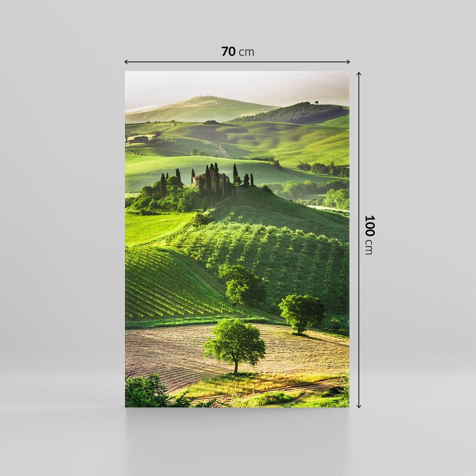 Obraz na płótnie 70x100 - Pejzaż Widoczek - widoczek, pejzaż