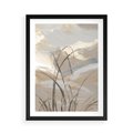 Plakat w ramie 50x70 - Nowoczesne Odbicia - akwarela, obraz - rama czarna