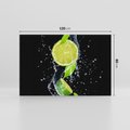 Obraz na płótnie 120x80 - Świeżość Cytrusów - limonki, cytryny