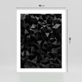 Plakat bez ramy 40x50 - Geometryczna nowoczesność - geometryczne, nowoczesne