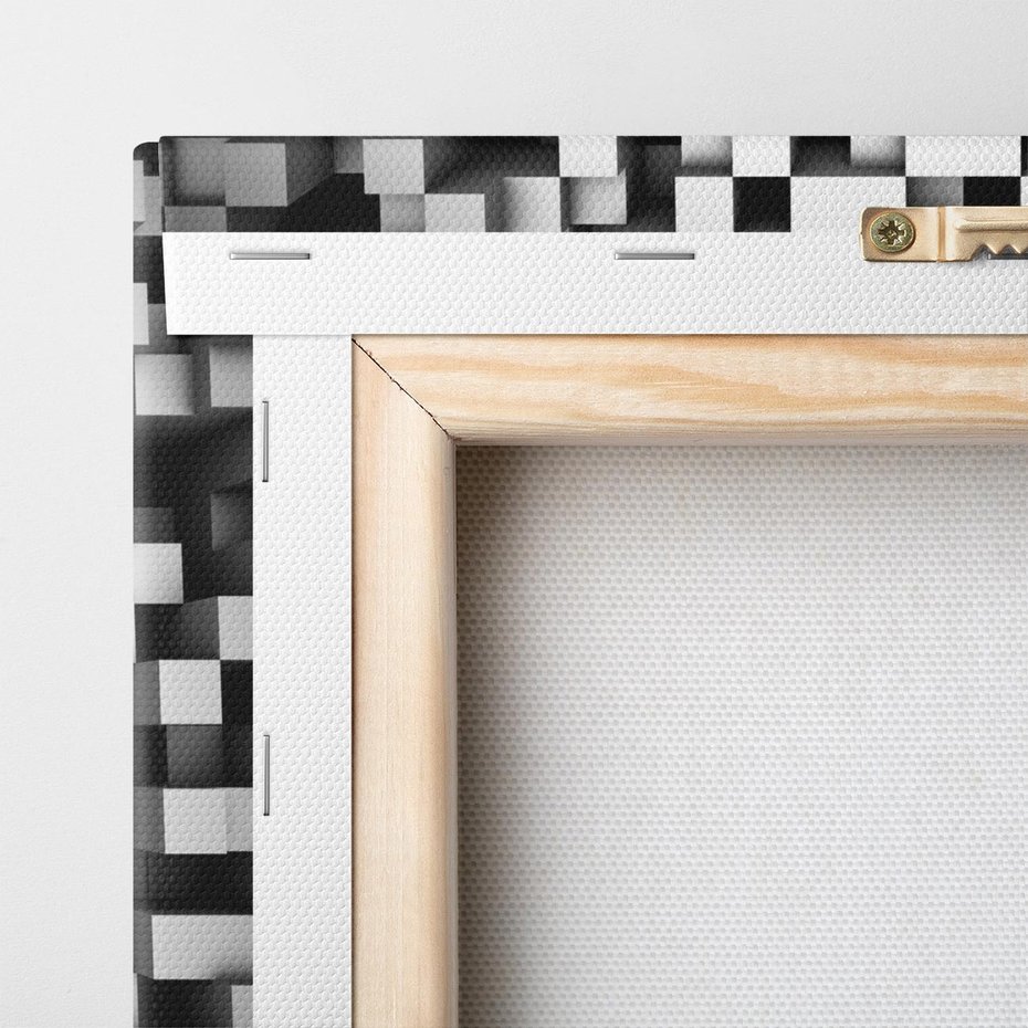 Obraz na płótnie 70x50 - Abstrakcyjne wizje w 3D - 3D, abstrakcja