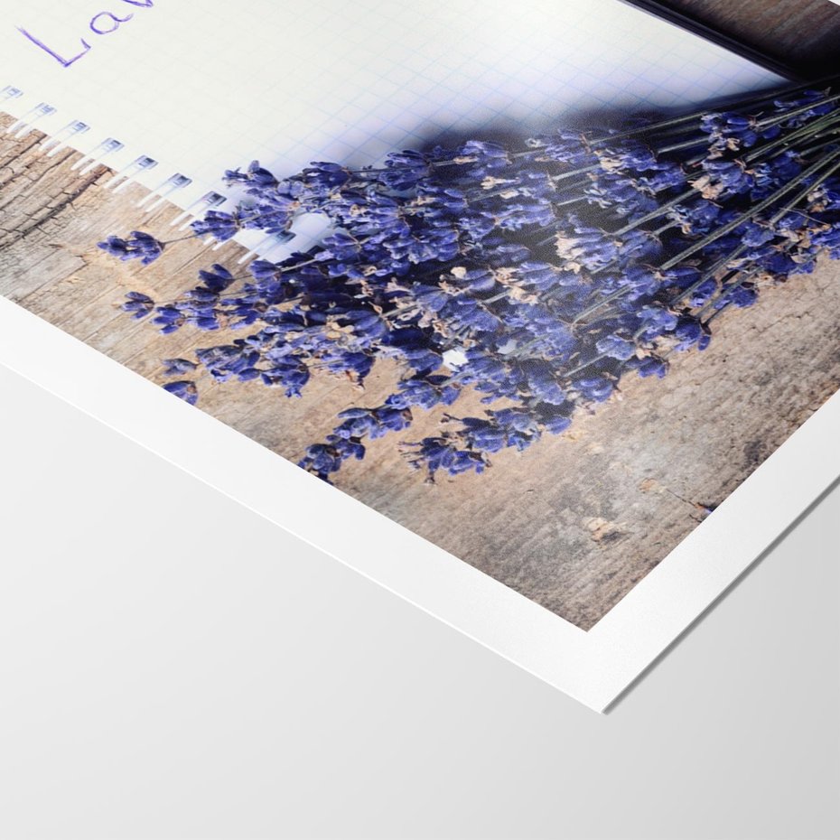 Plakat bez ramy 30x40 - Lawendowa Magia - lawenda, fiolet