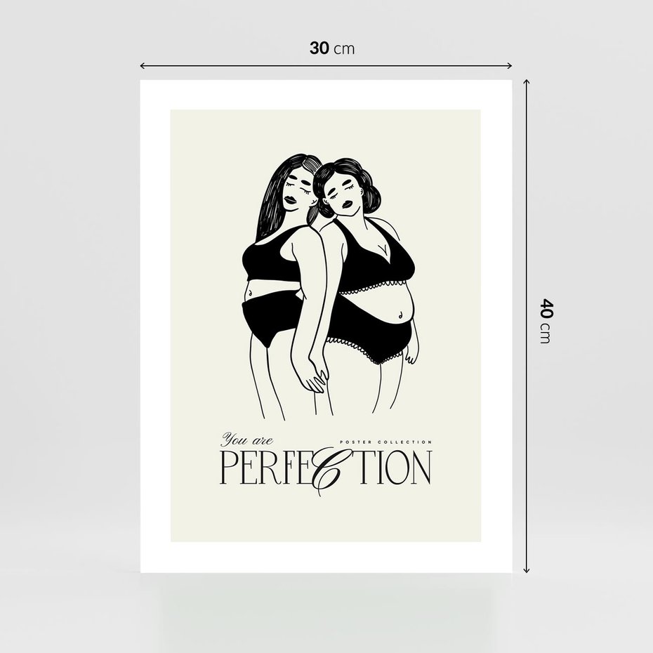 Plakat bez ramy 30x40 - Siła i Wspólnota - nowoczesna sztuka kobieca, plakat