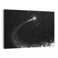 Obraz na płótnie 100x70 - Kometa wśród gwiazd - kometa, gwiazdy