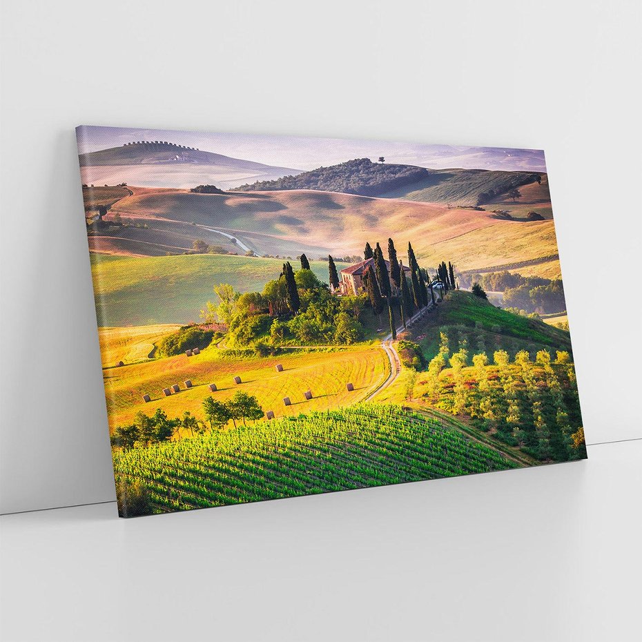 Obraz na płótnie 70x50 - Pejzaż w perspektywie - pejzaż, perspektywa