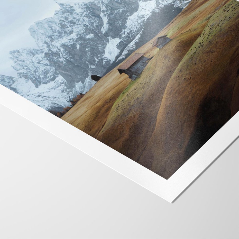 Plakat bez ramy 21x30 - Odkryj Ich Urok - góry, skandynawia