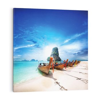 Obraz na płótnie 60x60 - Morze na Łodzi - morze, łódź