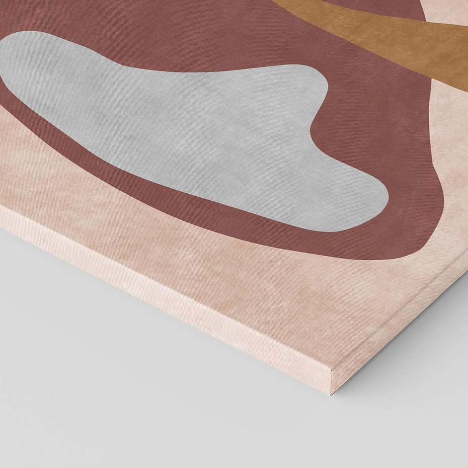 Obraz na płótnie 100x50 - Opowieść szepczących pędzli - abstrakcyjne plamy, kształty