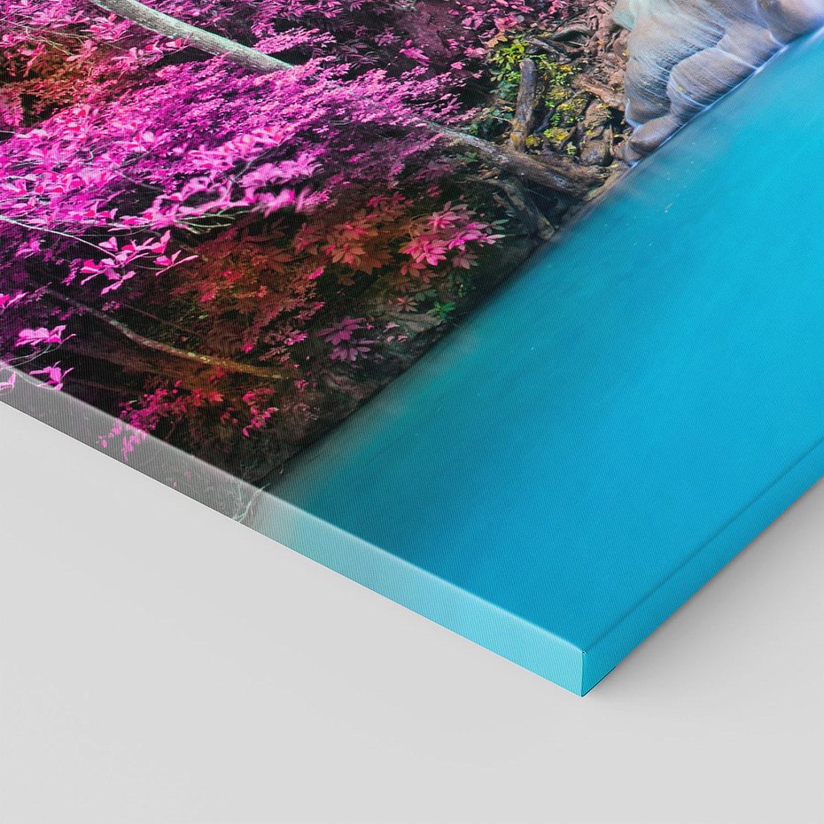 Obraz na płótnie 120x60 - Uroki wodospadu w lesie - Tajlandia, wodospad