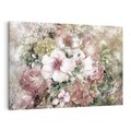 Obraz na płótnie 100x70 - Piękno natury na płótnie - kwiaty, olejne