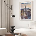 Plakat w ramie 50x70 - Manhattan - Wieżowce Nowego Jorku - Manhattan, Nowy Jork - rama drewno