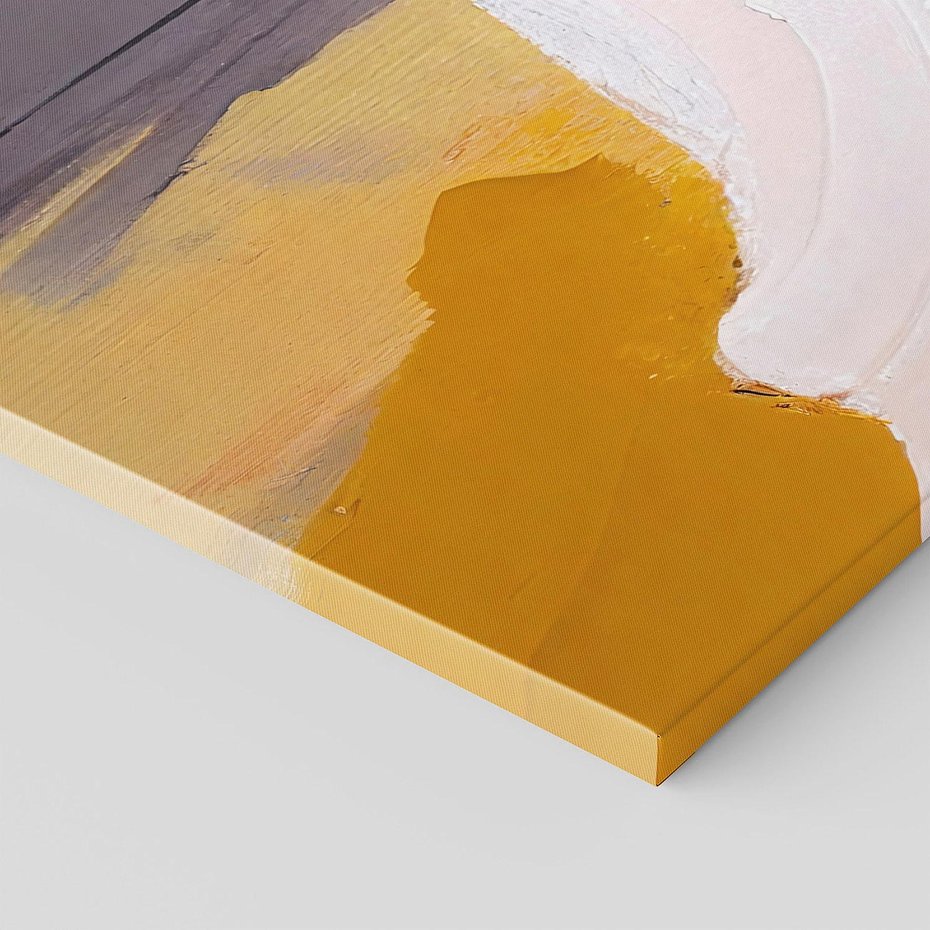 Obraz na płótnie 90x30 - Ścieżki Emocji - abstrakcja, farby olejne