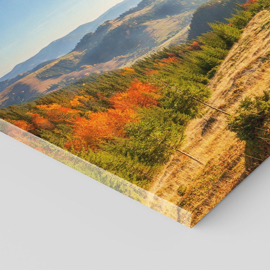 Obraz na płótnie 120x80 - Bliskość natury - góry, drzewo