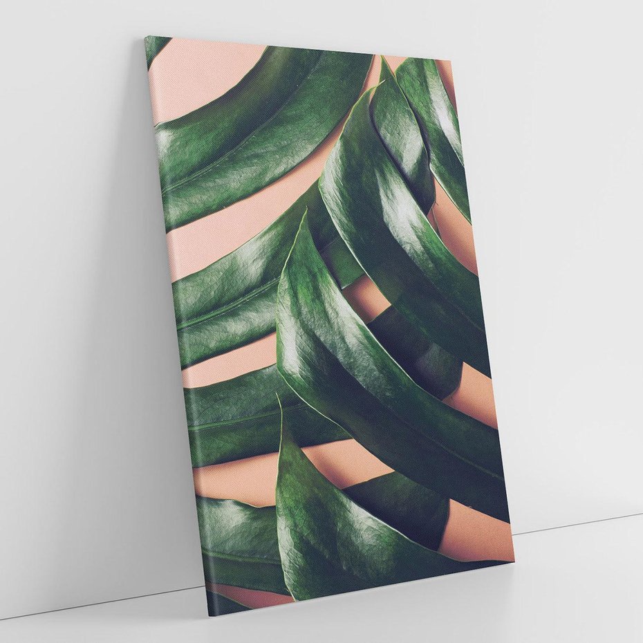Obraz na płótnie 80x120 - Monstera Liście - monstera, liście