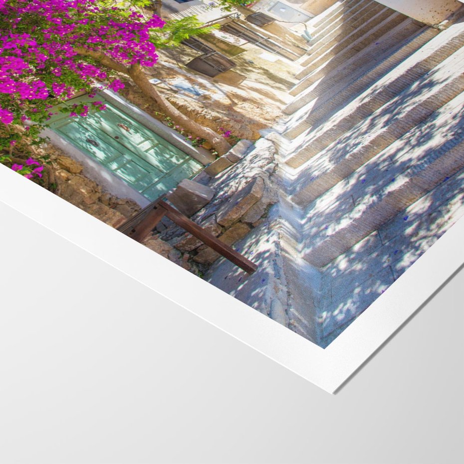 Plakat bez ramy 21x30 - Urok Zaklętej Przestrzeni - uliczka, perspektywa