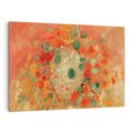 Obraz na płótnie 70x50 - "Nasturcje" (1905) Odilon Redon - Reprodukcja - reprodukcja, obraz na płótnie