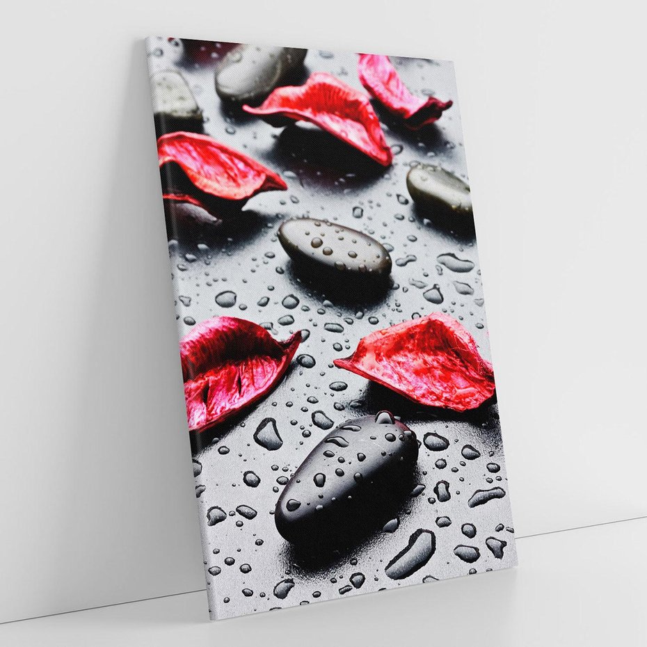 Obraz na płótnie 80x120 - Spa wśród Natury - spa, kamienie