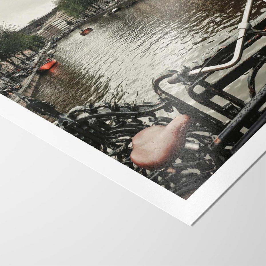 Plakat bez ramy 21x30 - Miasto na Wodzie - holenderskie kanały, amsterdam